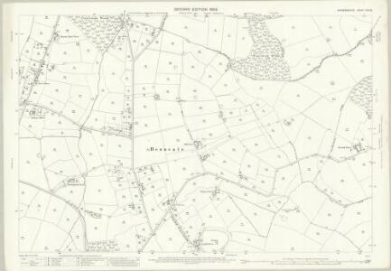 Warwickshire XXV.16 (includes: Beausale; Haseley; Honiley; Leek Wootton; Wroxall) - 25 Inch Map