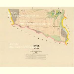Doll - c1607-1-002 - Kaiserpflichtexemplar der Landkarten des stabilen Katasters