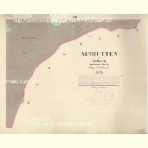 Althütten - c7262-1-011 - Kaiserpflichtexemplar der Landkarten des stabilen Katasters