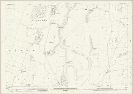 Westmorland XLIII.12 (includes: Mansergh; Middleton) - 25 Inch Map