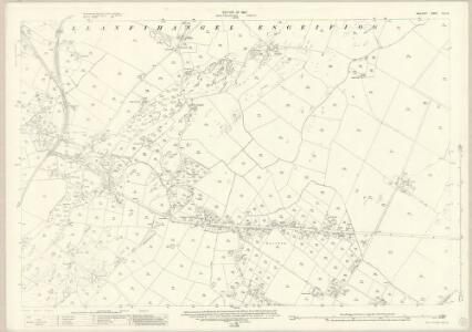Anglesey XVIII.12 (includes: Llanfihangel Ysgeifiog) - 25 Inch Map