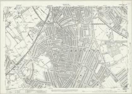 London (1915- Numbered sheets) IX.11 (includes: Camberwell) - 25 Inch Map