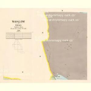 Woslow - c5540-1-002 - Kaiserpflichtexemplar der Landkarten des stabilen Katasters