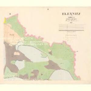 Elexnitz - c5449-1-002 - Kaiserpflichtexemplar der Landkarten des stabilen Katasters