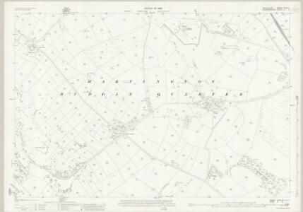 Derbyshire XXVII.3 (includes: Hartington Middle Quarter; Longnor; Sheen) - 25 Inch Map