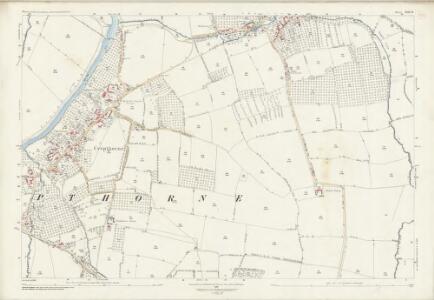 Worcestershire XLII.14 (includes: Charlton; Cropthorne; Evesham; Fladbury) - 25 Inch Map