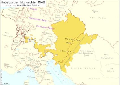 Habsburger Monarchie 1648 nach dem Westfälischen Frieden