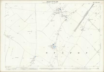 Kent LXVIII.6 (includes: Dover; Guston; River) - 25 Inch Map