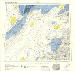 Geologiske kart 121-U: Kart med magnetisk totalfelt. Bodø