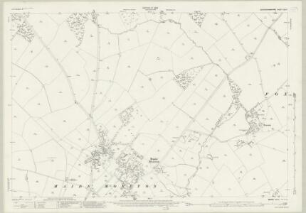 Buckinghamshire XIII.7 (includes: Akeley; Foscott; Maids Moreton) - 25 Inch Map