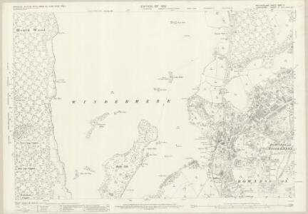Westmorland XXXII.11 (includes: Bowness On Windermere; Claife; Windermere) - 25 Inch Map