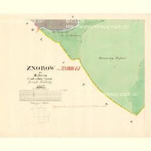 Znorow - m3448-1-005 - Kaiserpflichtexemplar der Landkarten des stabilen Katasters