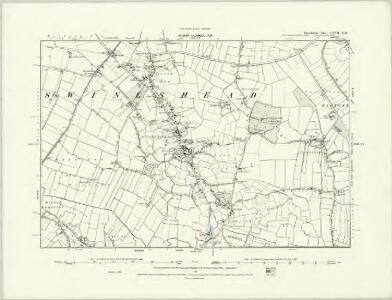 Lincolnshire CXVII.SE - OS Six-Inch Map