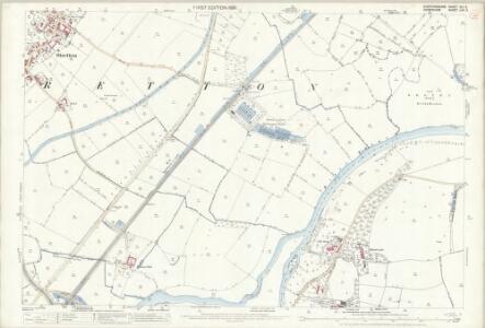 Staffordshire XLI.5 (includes: Burton Upon Trent; Egginton; Newton Solney; Stretton) - 25 Inch Map
