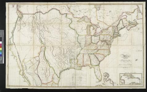 Map of the United States: with the contiguous British & Spanish possessions / compiled from the latest & best authorities by John Melish; engraved by J. Vallance & H.S. Tanner.