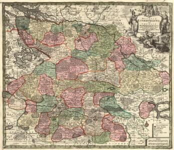 Ducatus Luneburgicus cum Comitatu Dannebergensi juxta Praefecturas suas accurrate designatus et mappa Geographica