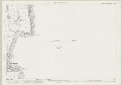 Cornwall LXXII.3 & 4 & LXXIIA.1 (includes: Gerrans) - 25 Inch Map