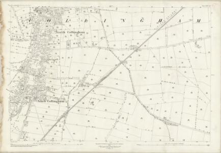 Nottinghamshire XXVI.13 (includes: North Collingham; South Collingham) - 25 Inch Map