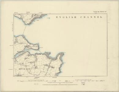Cornwall LXXIV.NE - OS Six-Inch Map