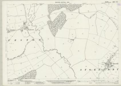 Rutland XIII.13 (includes: Beaumont Chase; Great Easton; Liddington; Stockerston; Stoke Dry) - 25 Inch Map