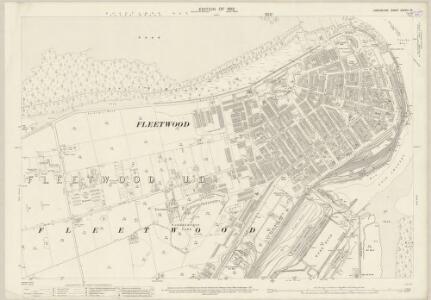 Lancashire XXXVIII.13 (includes: Fleetwood) - 25 Inch Map