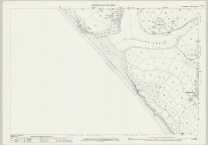 Cornwall LXXX.1 (includes: Gunwalloe; Helston) - 25 Inch Map