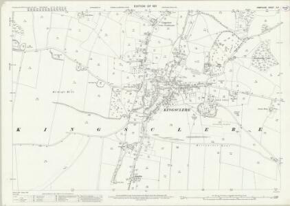 Hampshire and Isle of Wight IX.7 (includes: Kingsclere) - 25 Inch Map
