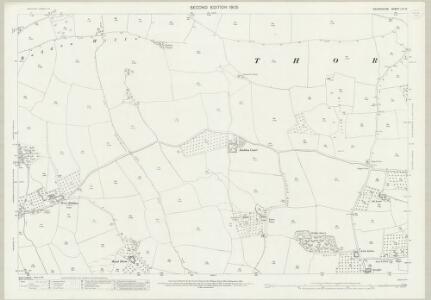 Devon LVI.13 (includes: Shobrooke; Stockleigh Pomeroy; Thorverton) - 25 Inch Map