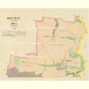Drustau (Drustow) - c1549-1-001 - Kaiserpflichtexemplar der Landkarten des stabilen Katasters