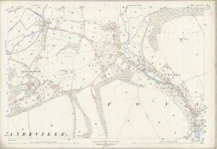 Wiltshire LXV.13 (includes: Fovant; Sutton Mandeville; Tisbury) - 25 Inch Map
