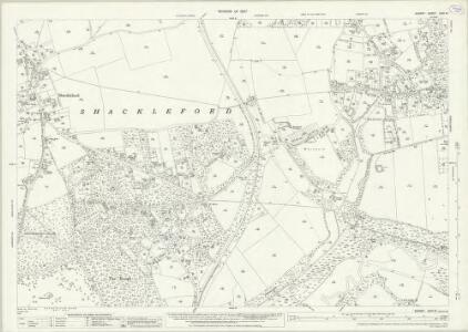 Surrey XXXI.10 (includes: Compton; Godalming; Shackleford) - 25 Inch Map