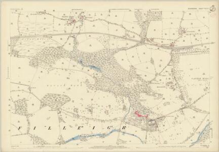 Devon XIV.15 (includes: Filleigh; South Molton; West Buckland) - 25 Inch Map