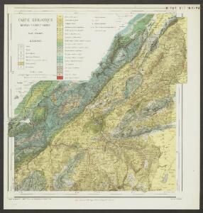 Carte géologique du Pays d'Enhaut vaudois 1:50 000