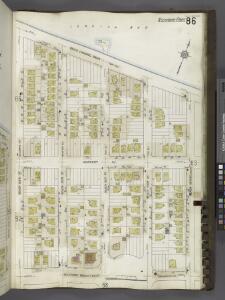 Queens V. 8, Plate No. 86 [Map bounded by Jamaica Bay, Beach 119th St., Rockaway Beach Blvd., Beach 123rd St.]