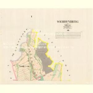 Werdenberg - m3423-2-001 - Kaiserpflichtexemplar der Landkarten des stabilen Katasters