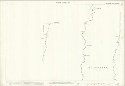 Westmorland XXXVII.10 & 11 (includes: Cartmel Fell; Colton; Satterthwaite; Windermere) - 25 Inch Map