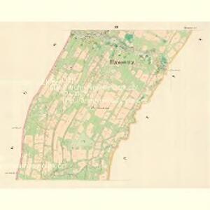 Hazowitz - m0679-1-002 - Kaiserpflichtexemplar der Landkarten des stabilen Katasters
