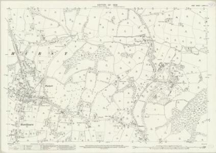 Kent LXXVIII.3 (includes: Hawkhurst) - 25 Inch Map