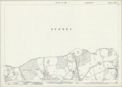 Sussex I.16 (includes: Cranleigh; Ewhurst; Rudgwick) - 25 Inch Map