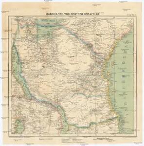 Handkarte von Deutsch-Ostafrika