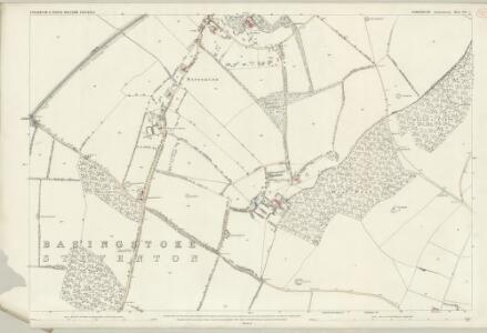 Hampshire and Isle of Wight XXV.4 (includes: North Waltham; Overton; Steventon) - 25 Inch Map
