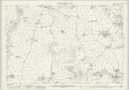 Cornwall LXXVI.4 (includes: Constantine; Wendron) - 25 Inch Map