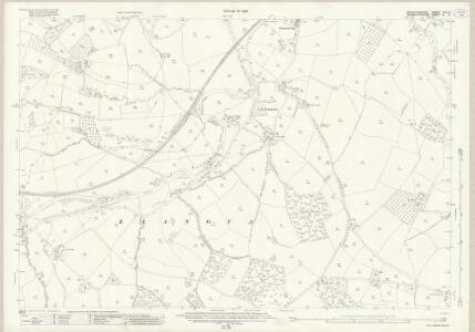Herefordshire XLIX.3 (includes: Grosmont; Kentchurch; Llancillo; Rowlstone) - 25 Inch Map
