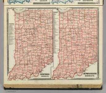 Senatorial districts. Representative districts (Indiana)