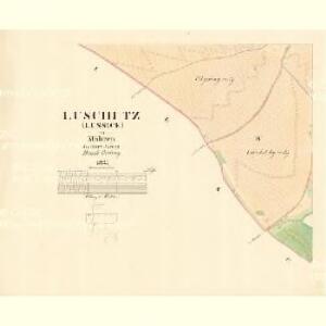 Luschitz (Lussice) - m1669-1-004 - Kaiserpflichtexemplar der Landkarten des stabilen Katasters