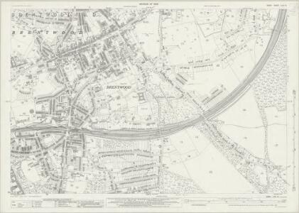Essex (New Series 1913-) n LXXI.14 (includes: Brentwood) - 25 Inch Map