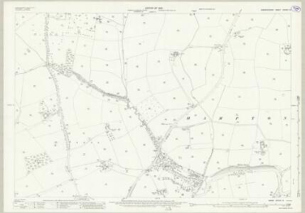 Warwickshire XXXVIII.15 (includes: Alveston; Hampton Lucy; Old Stratford Within; Snitterfield) - 25 Inch Map
