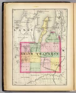 (Map of Grand Traverse County, Michigan)
