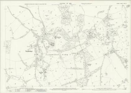 Surrey XXVII.16 (includes: Oxted; Tandridge) - 25 Inch Map