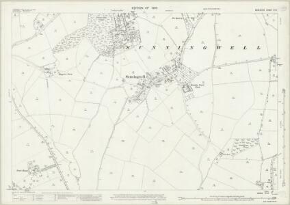 Berkshire VI.14 (includes: Abingdon St Helen Without; Kennington; Radley; Sunningwell; Wootton) - 25 Inch Map